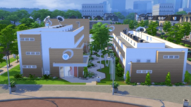 Sims 4 Royal Maxis Hospital 2.0 at RomerJon17 Productions