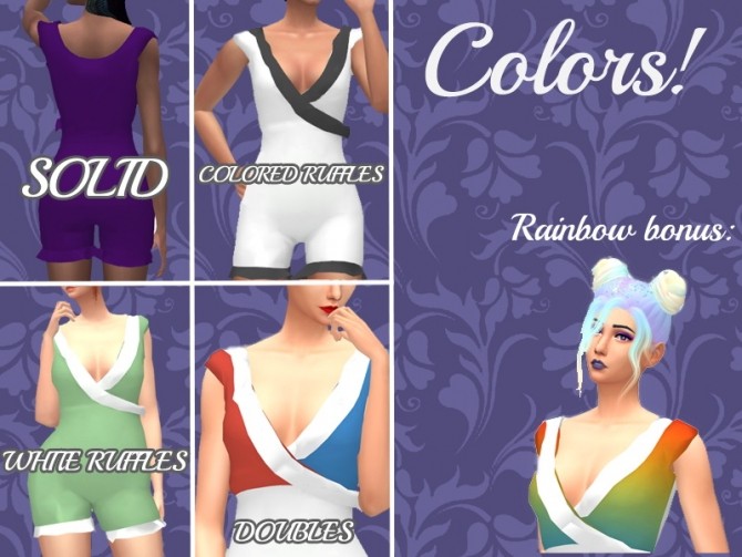 Sims 4 Boter Jumpsuit by xEenhoornx at SimsWorkshop