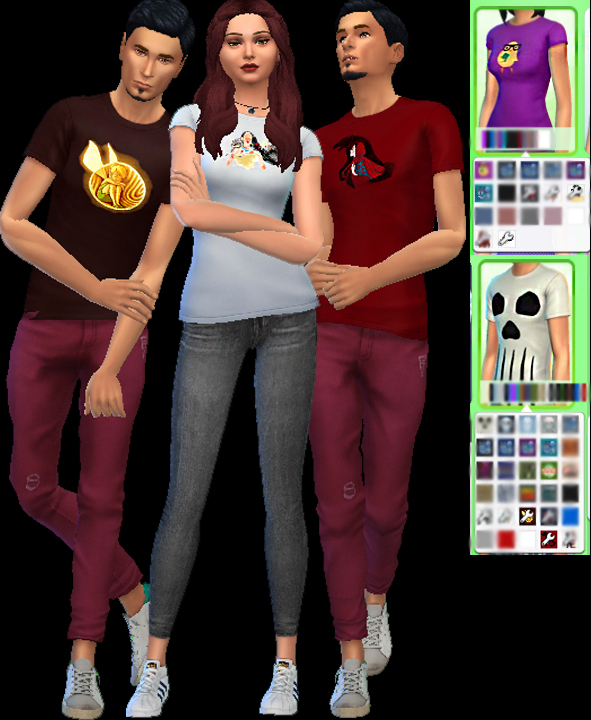 Sims 4 November Shirt Pack at AuriSims