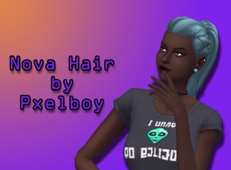 Nova Hair by Pxelboy at SimsWorkshop
