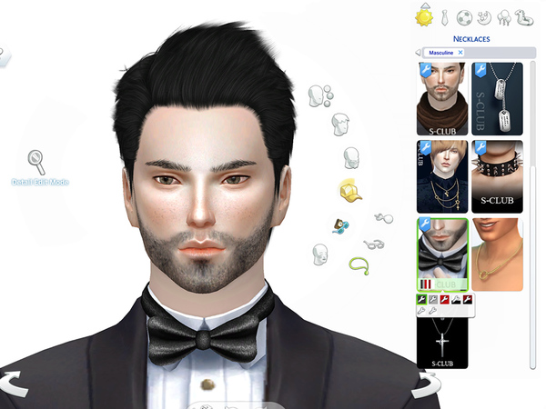 Sims 4 Bow Tie by S Club MK at TSR