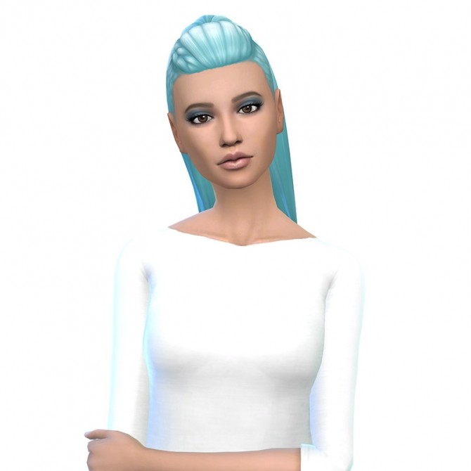 Sims 4 Miko Moss Streets hair recolors at Deeliteful Simmer