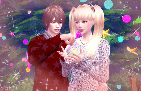 Sims 4 Couple pose 04 at A luckyday
