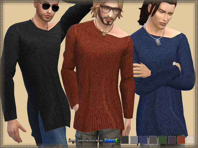 Sims 4 Sweater Loose at Bukovka