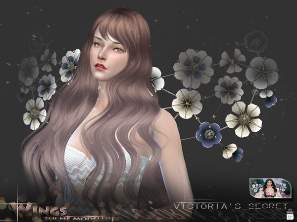 Sims 4 WS D1 flower wings by wingssims at TSR