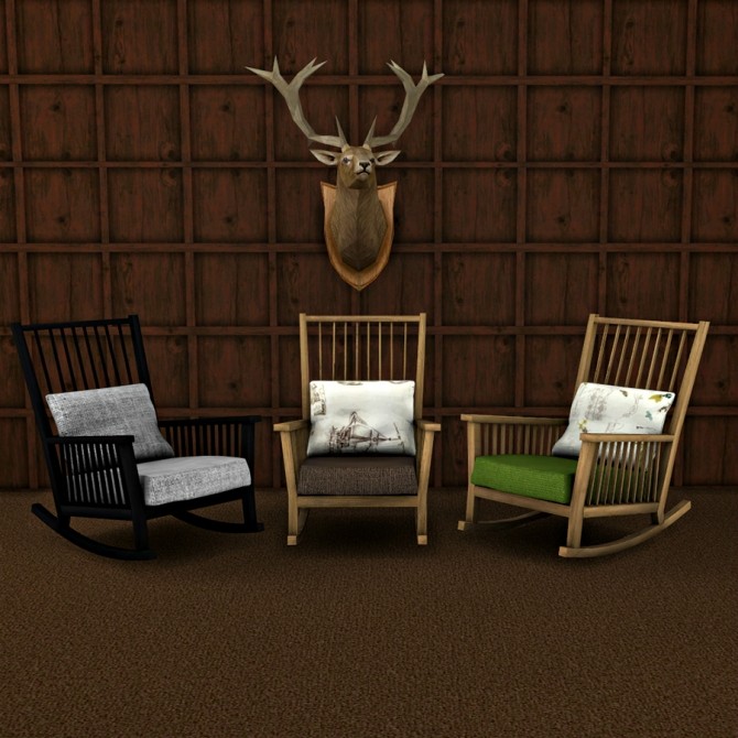 Sims 4 Gervasoni Chair at Leo Sims