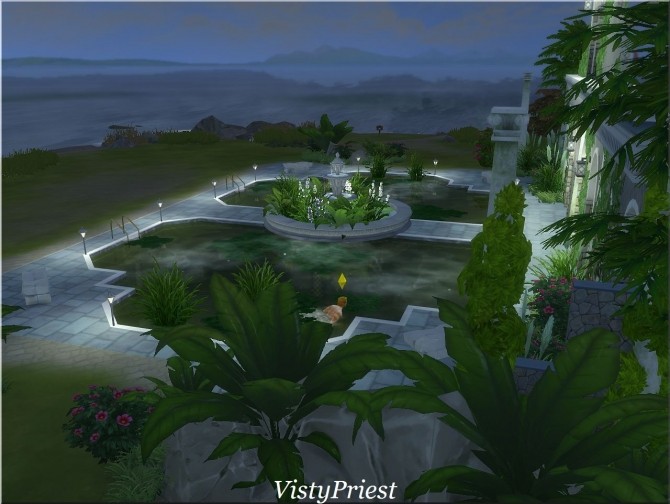 Sims 4 Ancient baths at Visty Creations