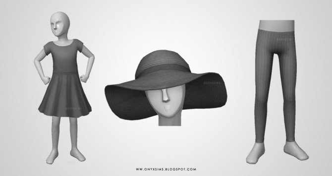 Sims 4 Anika Dress, Hat & Tights at Onyx Sims