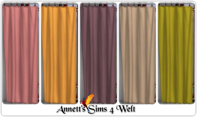 Sims 4 Maritim TS3 to TS4 Curtains at Annett’s Sims 4 Welt