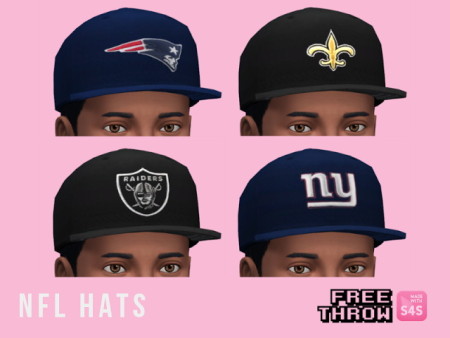Repost and Updated NFL Hats at CC-freethrow