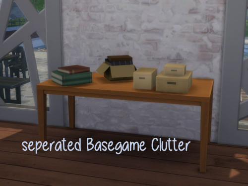 Sims 4 Separated Basegame Clutter at ChiLLis Sims