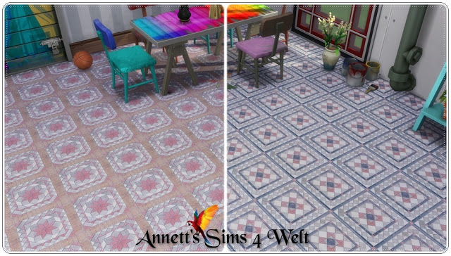 Sims 4 Mosaic Tiles at Annett’s Sims 4 Welt
