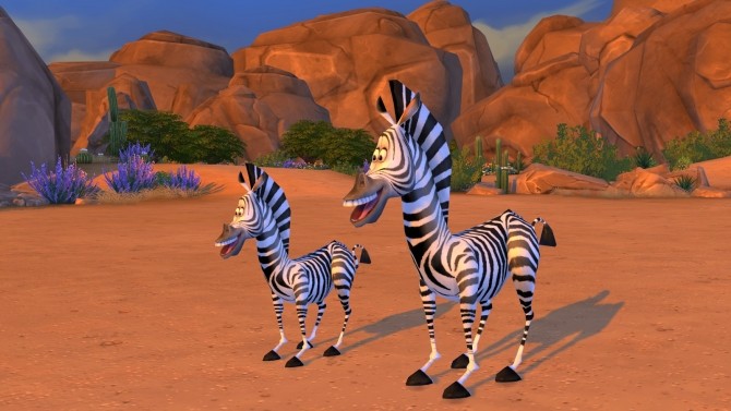 Sims 4 Marty the Zebra at Xelenn