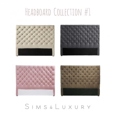 Headboard Collection #1 at Sims4 Luxury