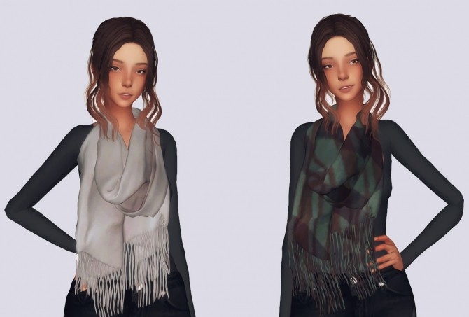 Sims 4 Winter Scarf at Elliesimple