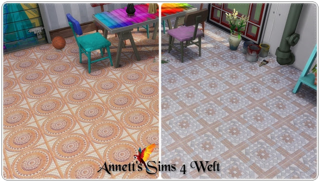 Sims 4 Mosaic Tiles at Annett’s Sims 4 Welt