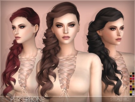 Persephone Female Hair by Stealthic at TSR