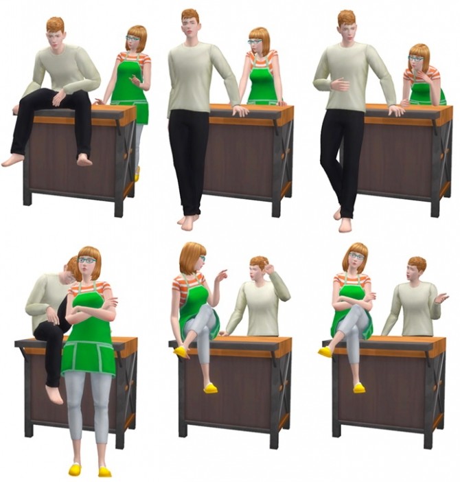 Sims 4 Couple Poses #8 at Rinvalee