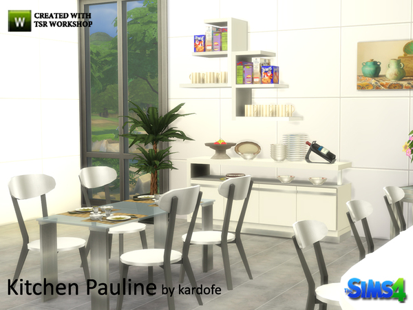 Sims 4 Kitchen Pauline 2 by kardofe at TSR