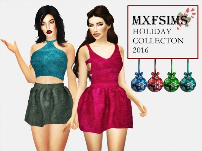 Sims 4 HOLIDAY COLLECTION 2016 at MXFSims