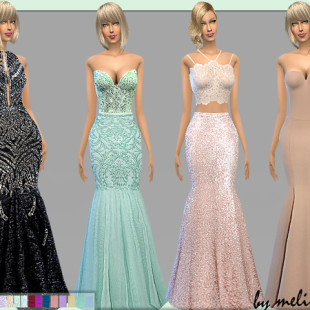 Karlie Dress Recolors (COLORFUL) at Victor Miguel » Sims 4 Updates