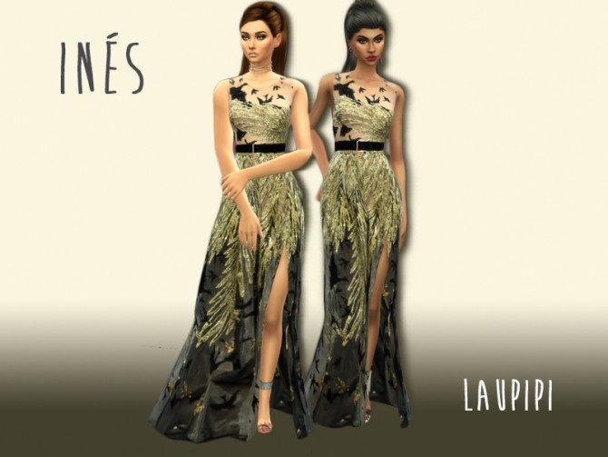 Sims 4 Ines dress at Laupipi