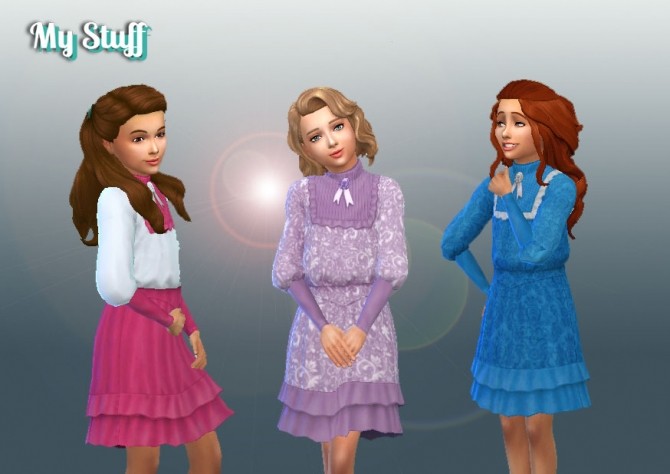 Sims 4 Sunday Dress at My Stuff