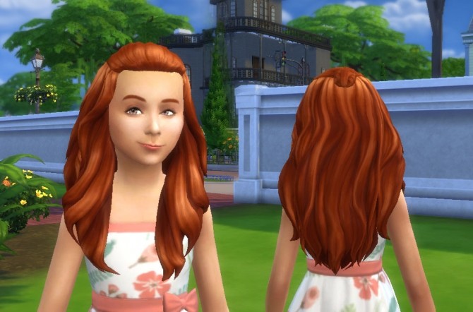 Sims 4 Isabella Hair for Girls at My Stuff