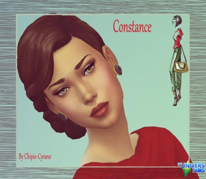 Sims 4 Constance by chipie cyrano at L’UniverSims