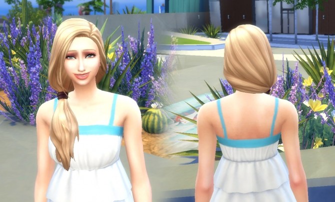 Sims 4 Side Pony Hair at My Stuff