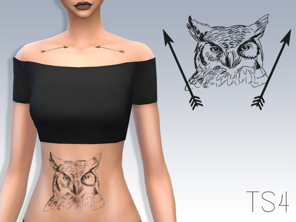 Sims 4 Rogue Tatoos by GrafitySims at TSR
