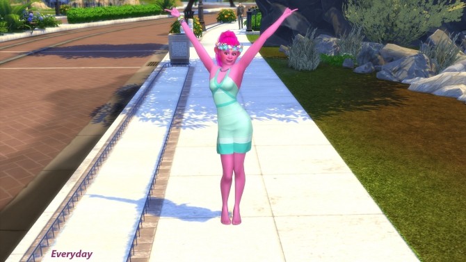 Sims 4 Poppy Troll by Snowhaze at Mod The Sims