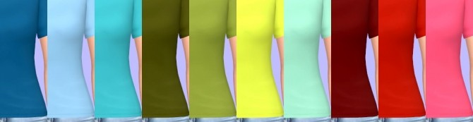 Sims 4 Off Shoulder Top Recolors at Tukete
