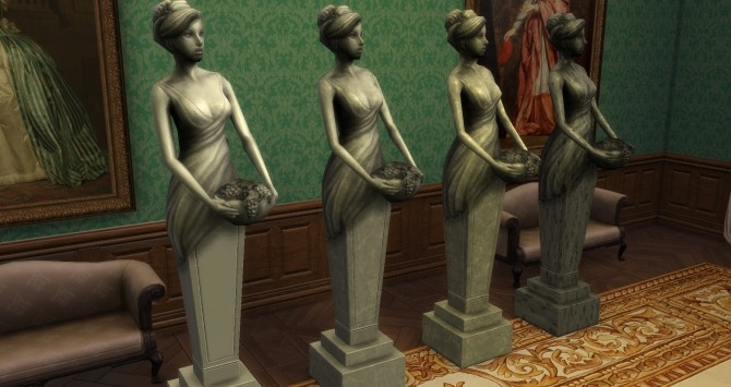 Sims 4 Gloria statue from TS3 by TheJim07 at Mod The Sims