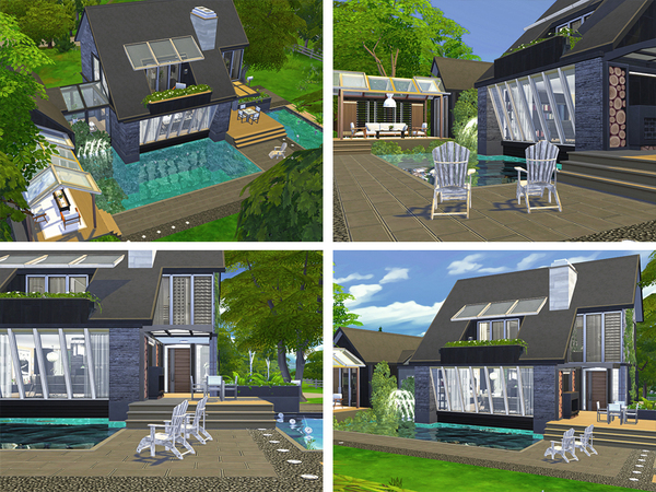 Sims 4 Walton house by Rirann at TSR