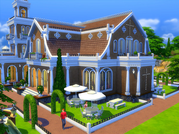 Sims 4 St Marys Church by sharon337 at TSR