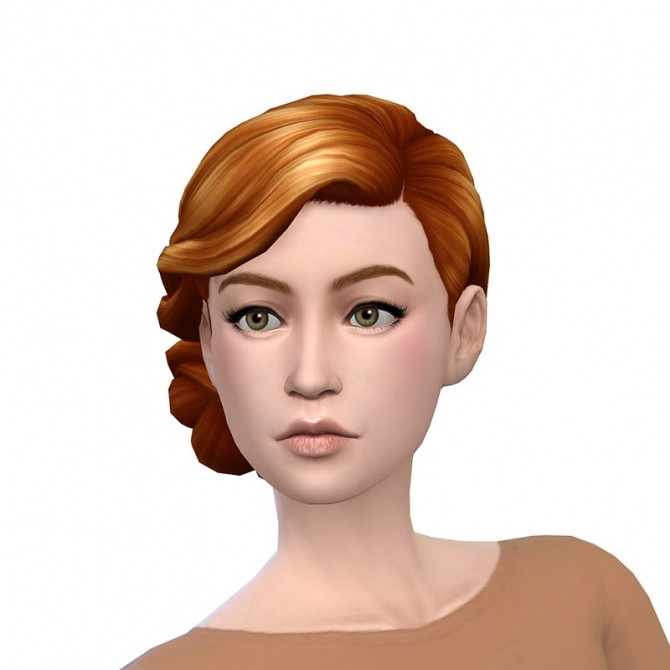 Sims 4 Vintage Glamour Updo recolors at Deeliteful Simmer