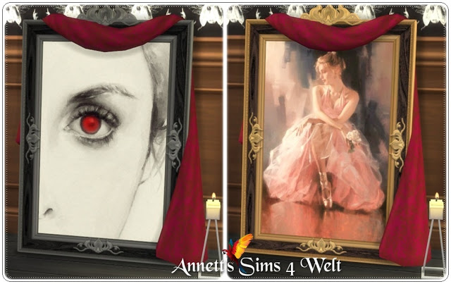 Sims 4 TS3 to TS4 Rococo Paintings at Annett’s Sims 4 Welt