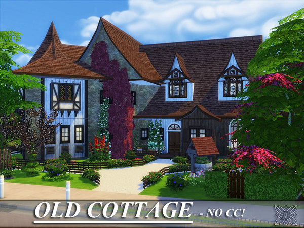 Sims 4 Old Cottage by Danuta720 at TSR
