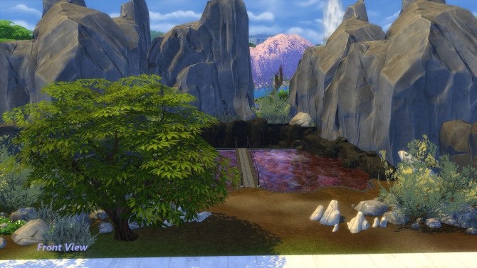 Sims 4 Caldera of Fire and the Living Earth Movie Theater by Snowhaze at Mod The Sims