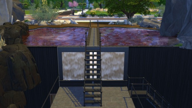 Sims 4 Caldera of Fire and the Living Earth Movie Theater by Snowhaze at Mod The Sims