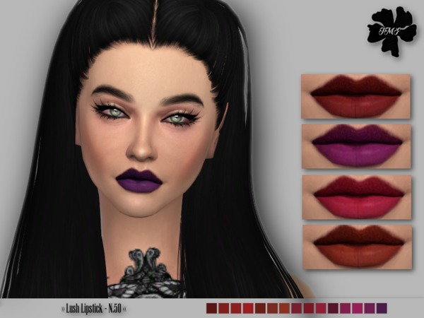 Sims 4 IMF Lush Lipstick N.50 by IzzieMcFire at TSR