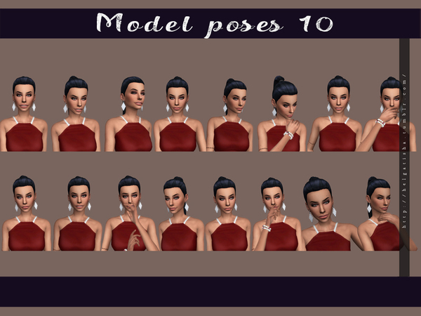 Sims 4 Model poses 10 by HelgaTisha at TSR