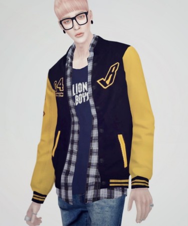 Bomber Jacket 01 at KK’s Sims4 – ooobsooo » Sims 4 Updates