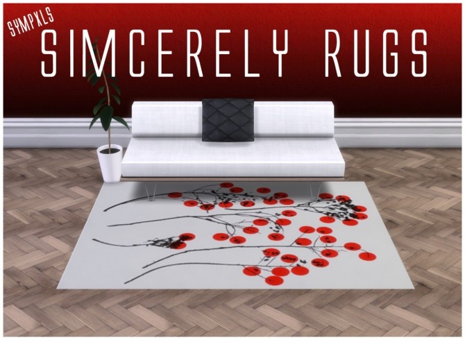 Sims 4 Simcerely Rugs by Sympxls at SimsWorkshop