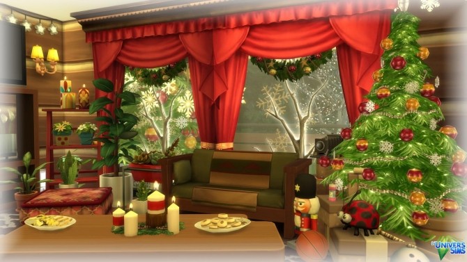 Sims 4 Christmas 2016 house by chipie cyrano at L’UniverSims