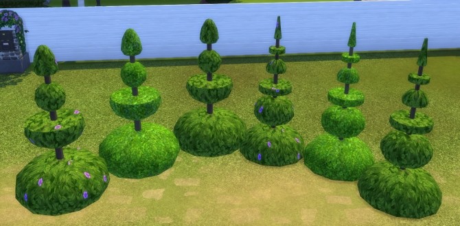 Sims 4 TheJim07s Royal Topiaries conversion by BigUglyHag at SimsWorkshop