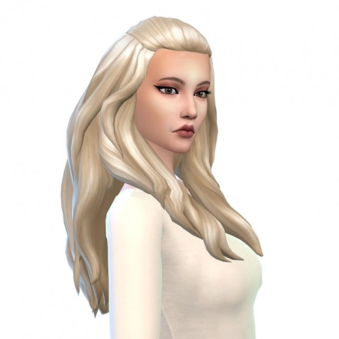 Sims 4 Kiarazurk‘s Isabella hair recolors at Deeliteful Simmer