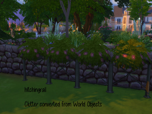 Sims 4 Clutter converted from World Objects Garden at ChiLLis Sims