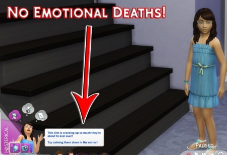 No Emotional Deaths by Simstopics at SimsWorkshop